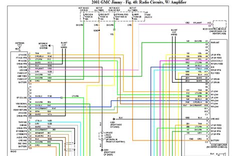 2001 gmc sonoma radio wiring diagram 